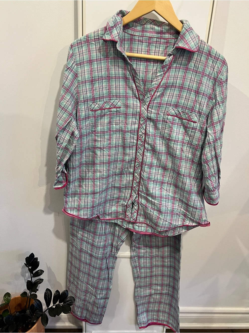 Matching Plaid Pajama Set NEW